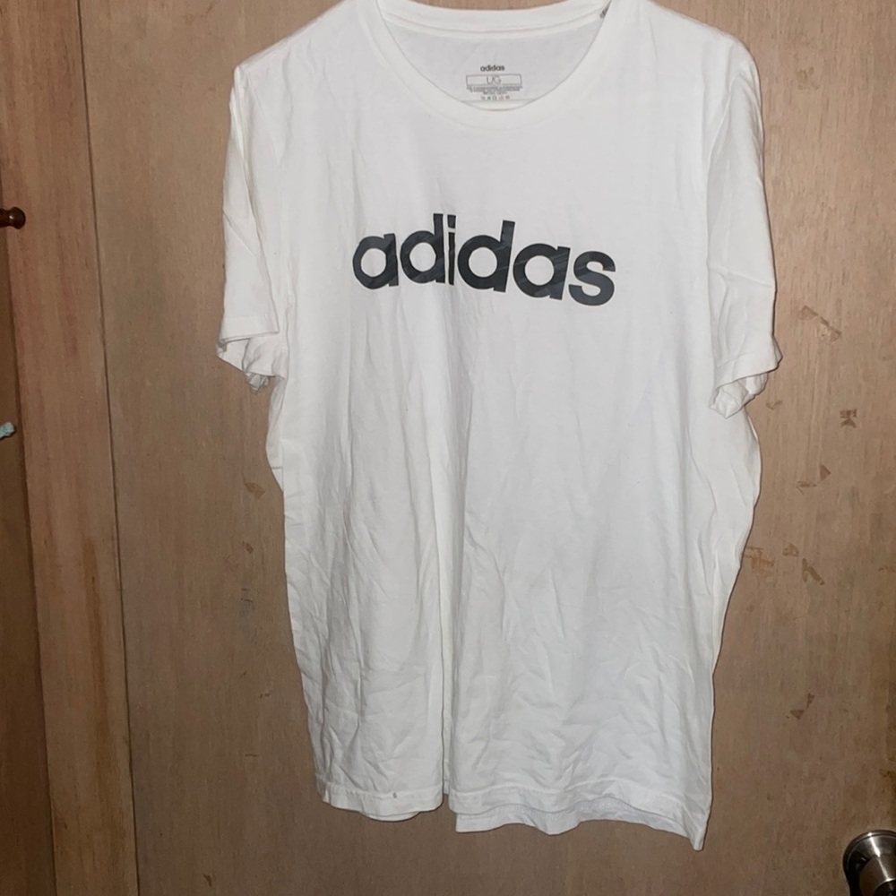 Adidas white tshirt